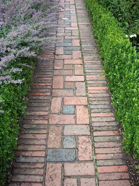 Brick path at Sissinghurst | Pathway landscaping, Brick garden ...