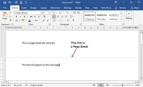 How To Remove Page Break Line In Word - Printable Templates Free