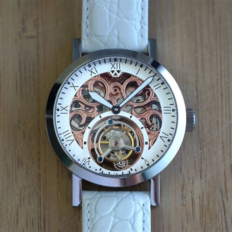 Classic skeleton tourbillon watch