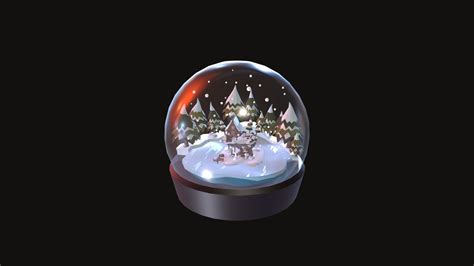 Snow Globe - Download Free 3D model by celestial fox (@celestialfox) [090bfce] - Sketchfab