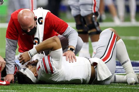 Justin Fields injury: Ohio State vague after big hit