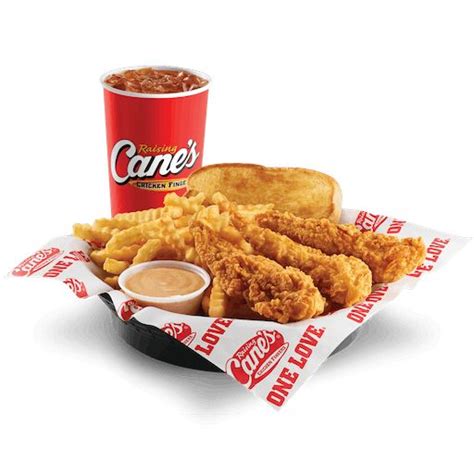 Menu | Raising Cane's | Raising canes, Canes chicken, Fast food items