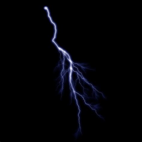 Premium Photo | Isolated realistic electrical lightning strike visual ...