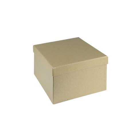 Paper Box Square-Craft Plain Paper – Daiso Me