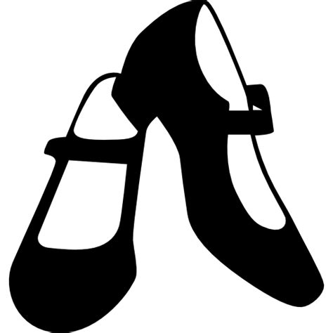 Zapatos de bailarina de flamenco mujer icono gratis | Zapatos de danza, Zapatos de danza ...