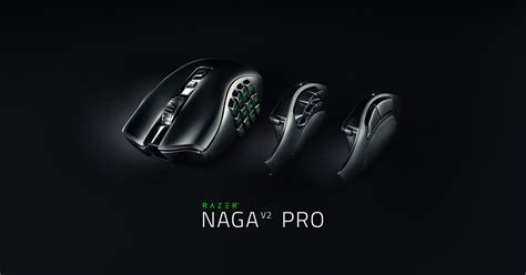 Customizable MMO Wireless Gaming Mouse - Razer Naga V2 Pro