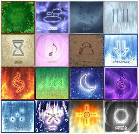 Village Symbols from Naruto | These are the symbols of all t… | Flickr