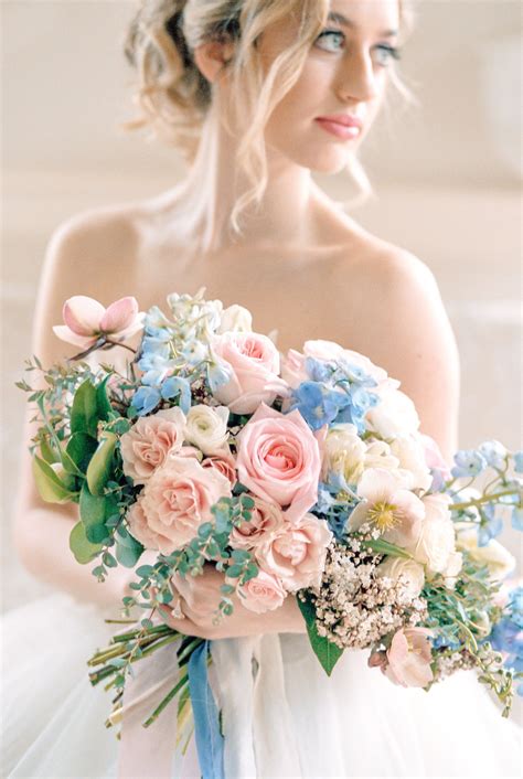 something blue spring wedding flowers | Blue wedding flowers, Spring ...