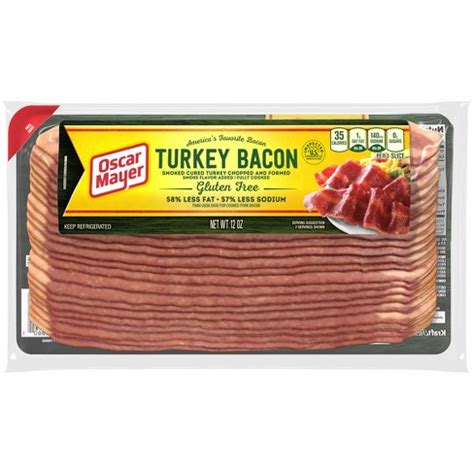 Oscar Mayer Turkey Bacon - 12oz : Target