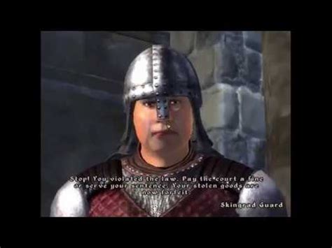 "8k" oblivion guard meme clip - YouTube