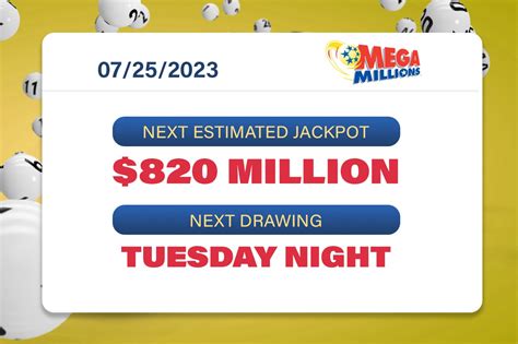 Mega Millions jackpot is $820 million; here are the winning numbers ...