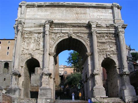 Triumphal Arch of Septimius Severus: View from the East | Judaism and Rome