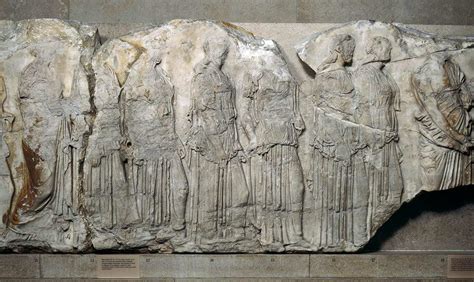 Parthenon That Contains a Continuous Relief Depicting a Sacred Ritual ...