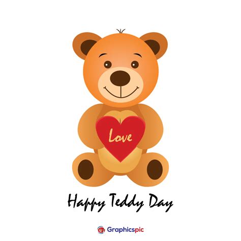 Happy teddy Day Creative poster Design Greetings Card illustration pic – free vector - Graphics Pic