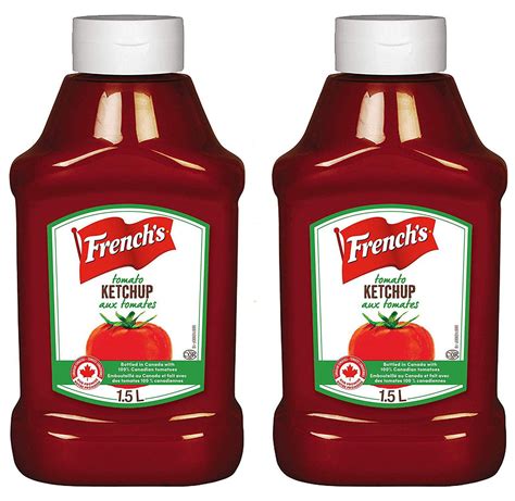 French's, Tomato Ketchup, 1.5L/50.7 oz. (2 Pack) {Imported from Canada} | Caffeine Cams Coffee ...