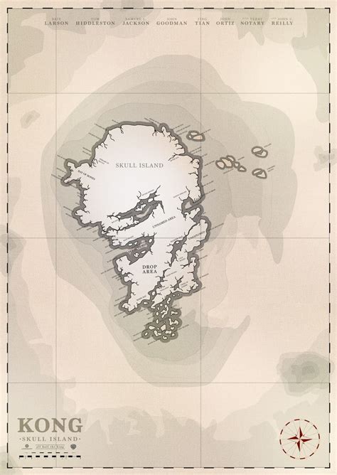 Skull Island: Traveler's map - PosterSpy | Skull island, Map, Travel maps