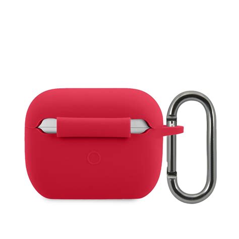 Lacoste Liquid Silicone Glossy Printing Logo Red Airpods Pro Tok | BHcase