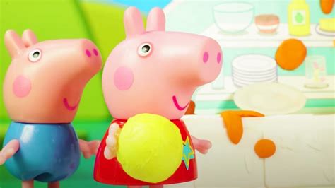 Peppa Pig Official Channel | Bouncy Ball Birthday | Play-Doh Show Stop Motion - YouTube