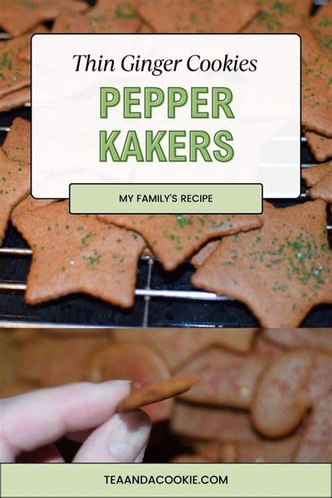 My Family Pepperkaker Recipe: Thin Ginger Cookies Recipe