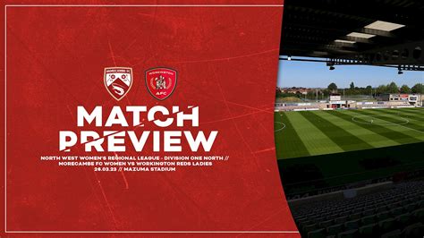 Match Preview | Morecambe FC Women v Workington Reds Ladies (H) - News - Morecambe