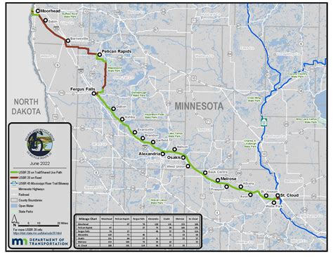 Maps - US Bicycle Route 20 - Bicycling - MnDOT