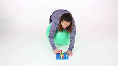 Exercise Therapy Ball Exercises for Kids with Occupational Therapist Shannon Wylie - a quick How ...