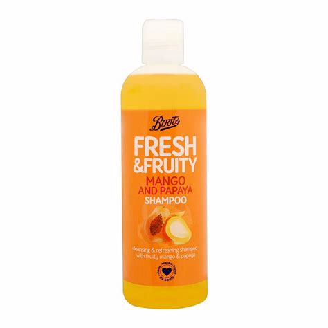 Purchase Boots Fresh & Fruity Mango And Papaya Shampoo, 500ml Online at ...