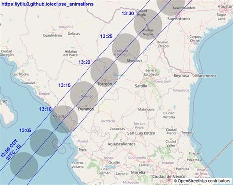 Total Eclipse 2024 Path Of Totality