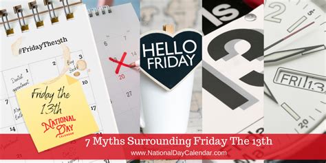 7 FRIDAY THE 13TH MYTHS - National Day Calendar