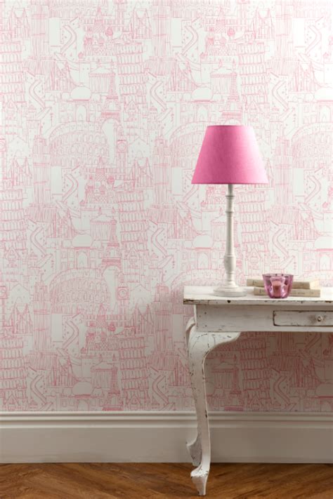 Paris in Pink Wallpaper - WallpaperSafari