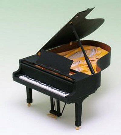 Grand Piano paper model | Paper models, Grand piano, Piano