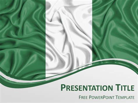 Nigeria Flag PowerPoint Template - PresentationGO.com