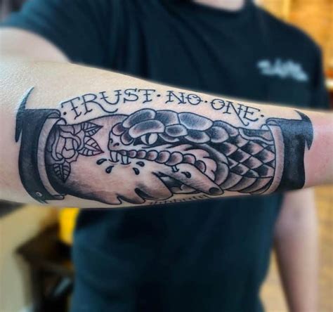 Top 69 Best Trust No One Tattoo Ideas - 2021 Inspiration Guide