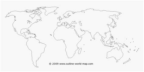 Blank World Map With Transparent Continents, Transparent - Map, HD Png Download , Transparent ...