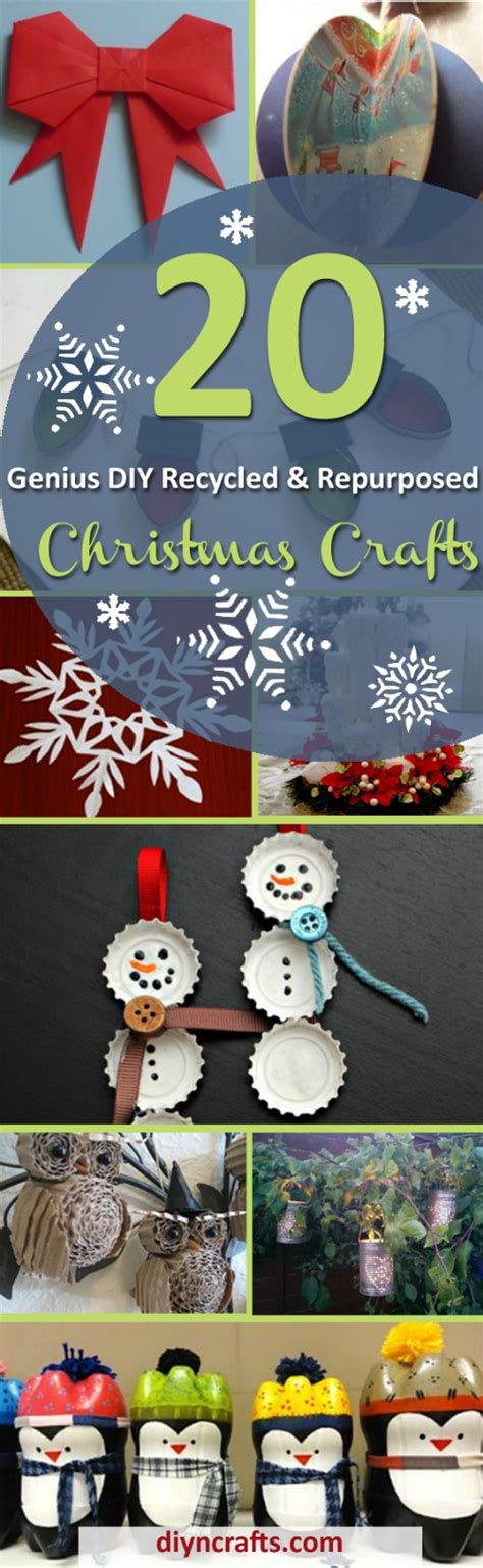 20 Genius DIY Recycled and Repurposed Christmas Crafts - DIY & Crafts