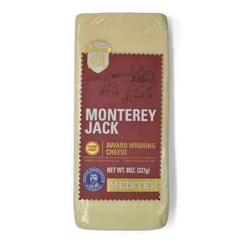 Monterey Jack (8oz. bar) – Meister Cheese