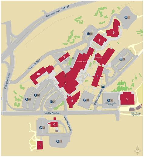 Campus Map :: UNM Gallup | The University of New Mexico