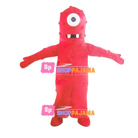 Yo Gabba Gabba Muno Cartoon Mascot Costume