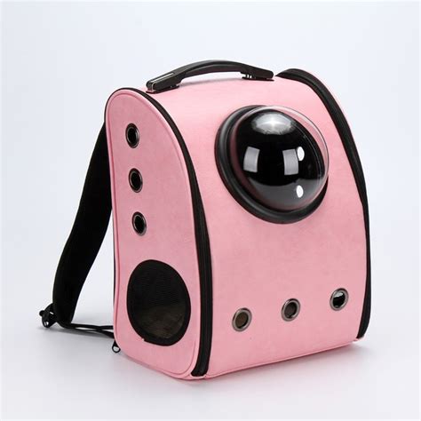 Pet Space Capsule Backpack Dog Travel Bag Cat Pet Carrier Double Shouder Backpack for Small Dog ...