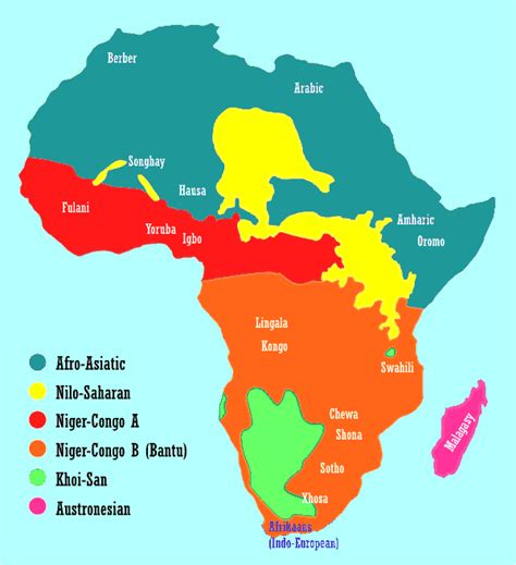 Cultural Map Of Africa | Map Of Africa