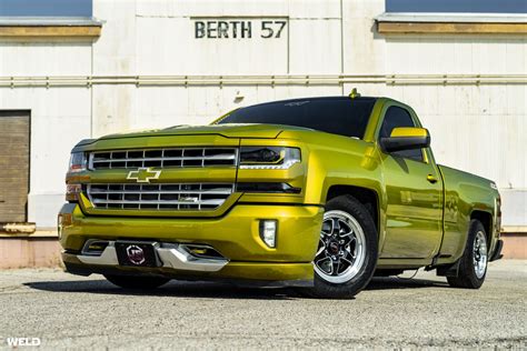 Ventura Chevrolet Green Silverado Z71 | WELD Wheels