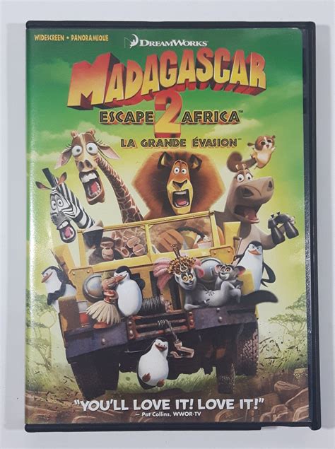 2008 Dreamworks Madagascar Escape 2 Africa DVD Movie Film Disc - USED ...