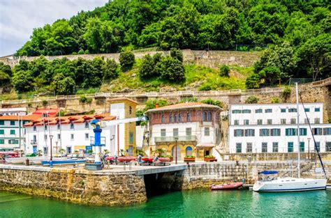 San Sebastian, Old Town and Harbour. Stock Image - Image of outdoor ...