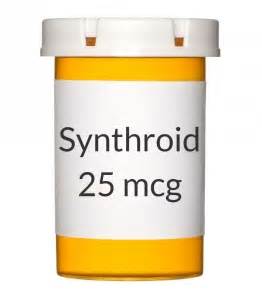 Synthroid 25 mcg Tablets