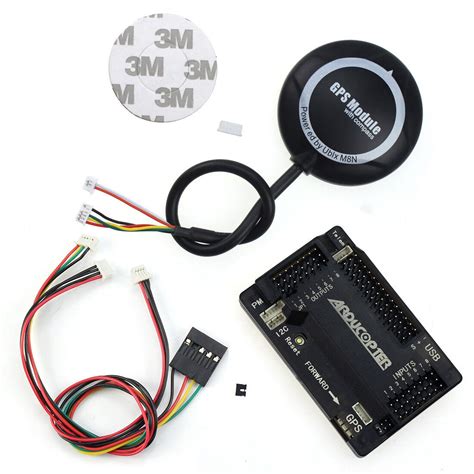 APM 2.8 Flight Controller Straight Pin + M8N GPS w/ Compass +Cable for ...