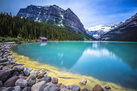 nature, Beauty, Blue, Water, Forest, House, Lake, Landscape, Mountain ...