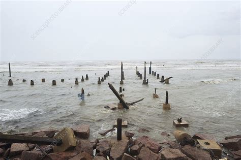 Hurricane Ike damage, 2008 - Stock Image - C002/1098 - Science Photo Library