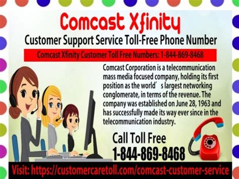 Comcast Xfinity Customer Support Service Toll-Free Phone Number