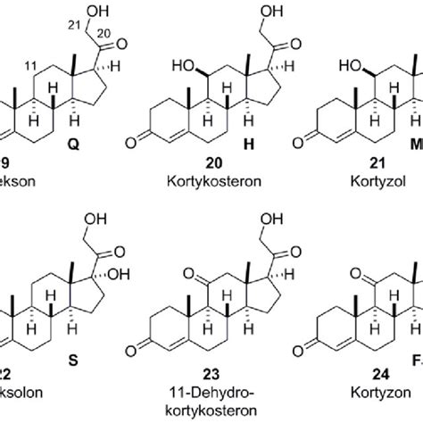 Selected corticosteroid structures | Download Scientific Diagram