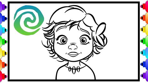 Baby Moana Coloring Pages Moana Coloring Pages Moana Coloring | Images ...